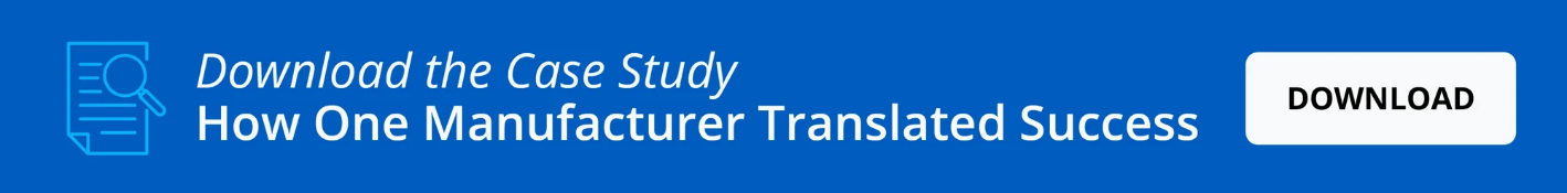 Web CTA Banner - Manufacturing Case Study