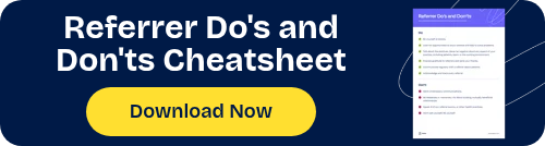 Referrer Do's and Don'ts Cheatsheet