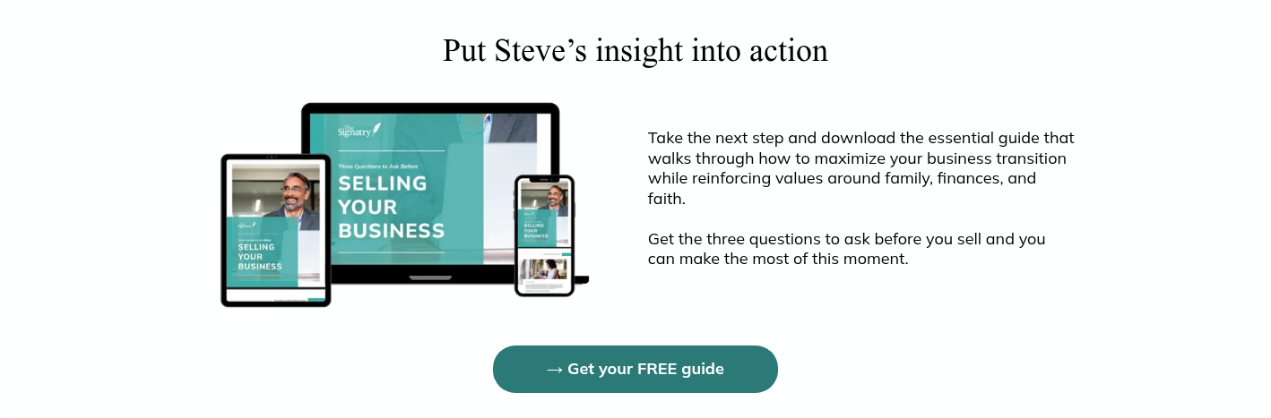 Put Steve&rsquo;s insight into action'