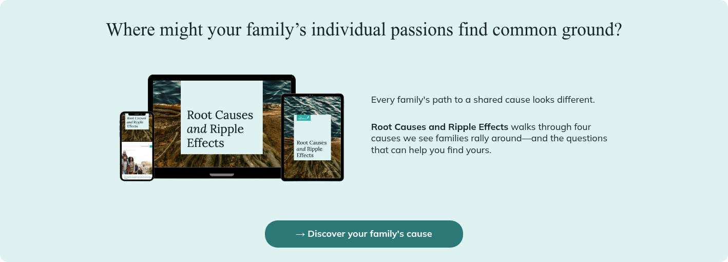 Where might your family’s individual passions find common ground?