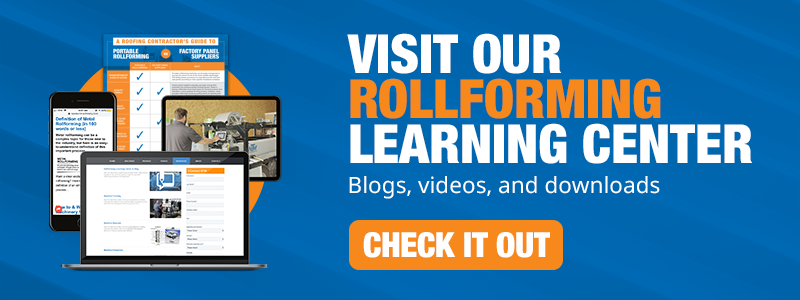 Visit our Rollforming Learning Center