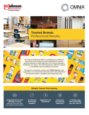 SC Johnson & OMNIA Partners - Cobranded Cover