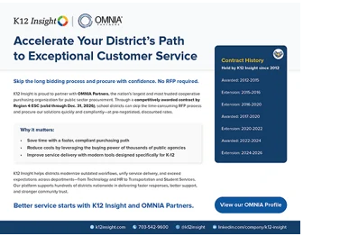 K12 Insight One Pager
