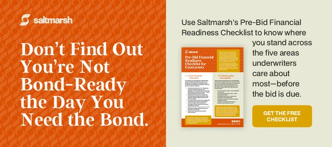 Pre-Bid Financial Readiness Checklist