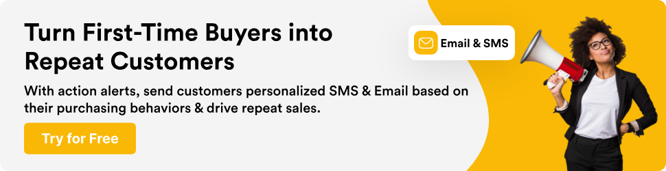 Turn 1 time buyers into repeat customers with Action Alerts from ReadyCloud