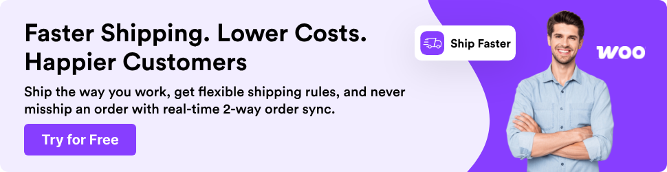 WooCommerce shipping app