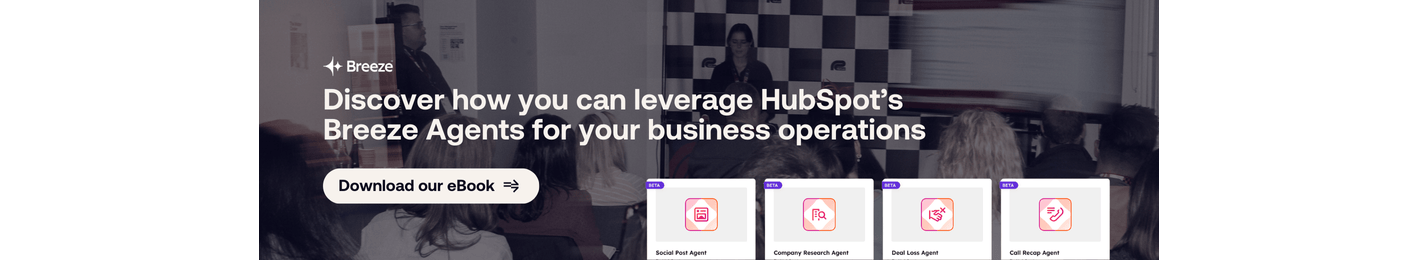 Download our HubSpot Breeze Agents eBook now