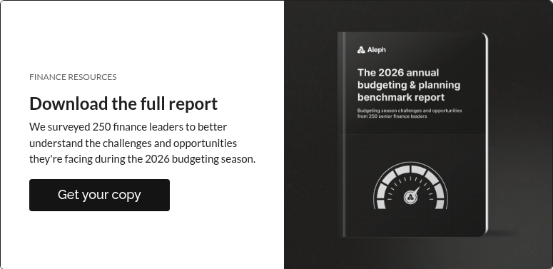 FINANCE RESOURCES Download the full report We surveyed 250 finance leaders to better understand the challenges and opportunities they're facing during the 2026 budgeting season.