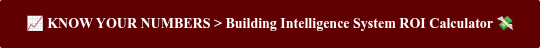 �� KNOW YOUR NUMBERS  >  Building Intelligence System ROI Calculator ��