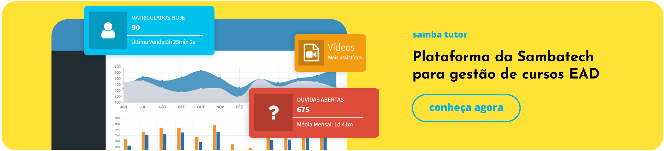 Tuor Samba Tutor - Plataforma Sambatech Gestão de Cursos EAD