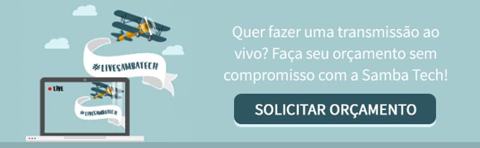 orcamento transmissao ao vivo