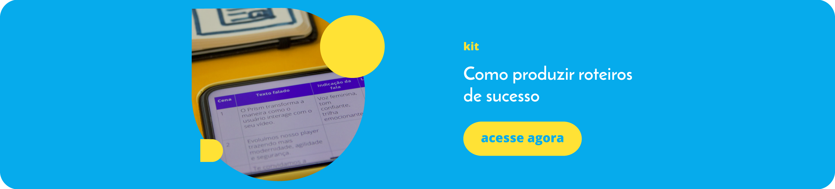 Kit - Como produzir roteiros de sucesso - Sambatech
