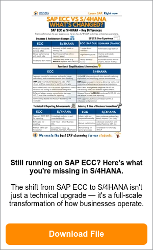 SAP ECC vs SAP S4HANA Whats Changed