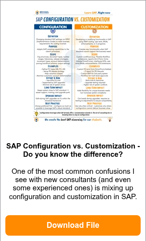 SAP Configuration vs. Customization-1