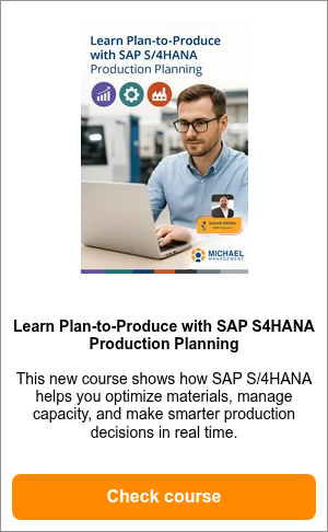 Learn Plan-to-Produce with SAP S4HANA Production Planning