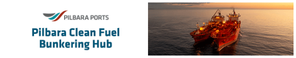 Pilbara Ports clean fuel bunkering hub banner ad