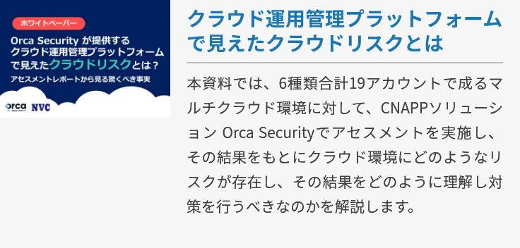 クラウド運用管理プラットフォームで見えたクラウドリスクとは