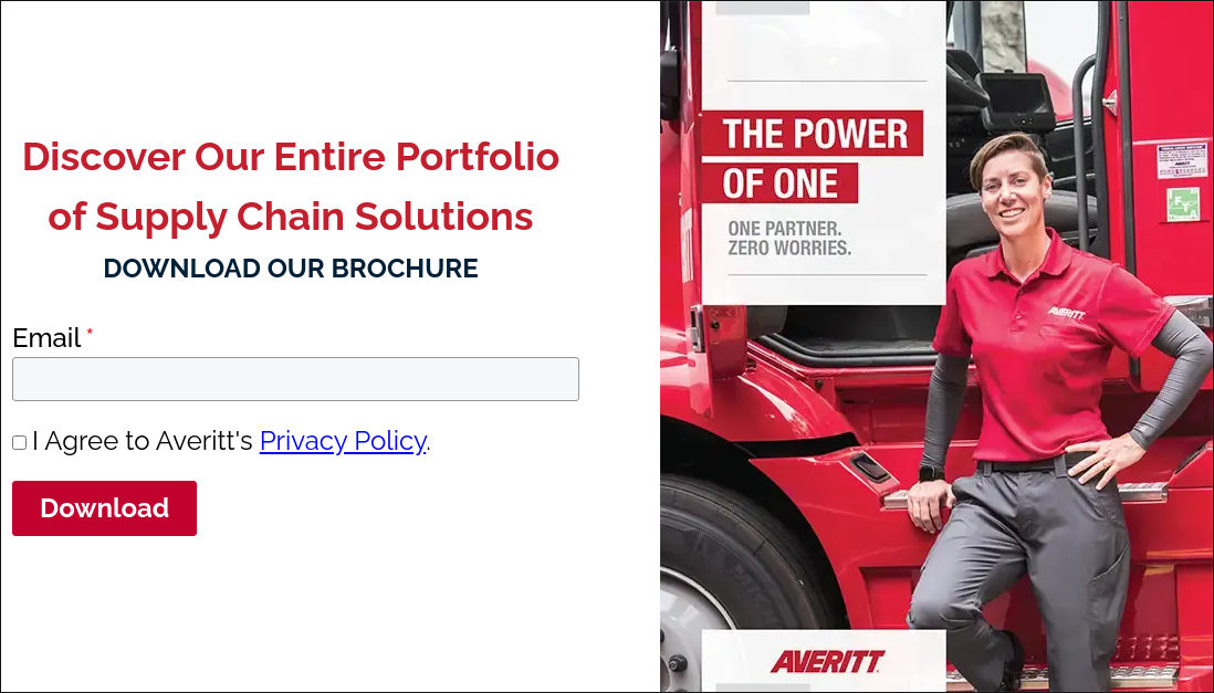 Discover Our Entire Portfolio of Supply Chain Solutions DOWNLOAD OUR BROCHURE  