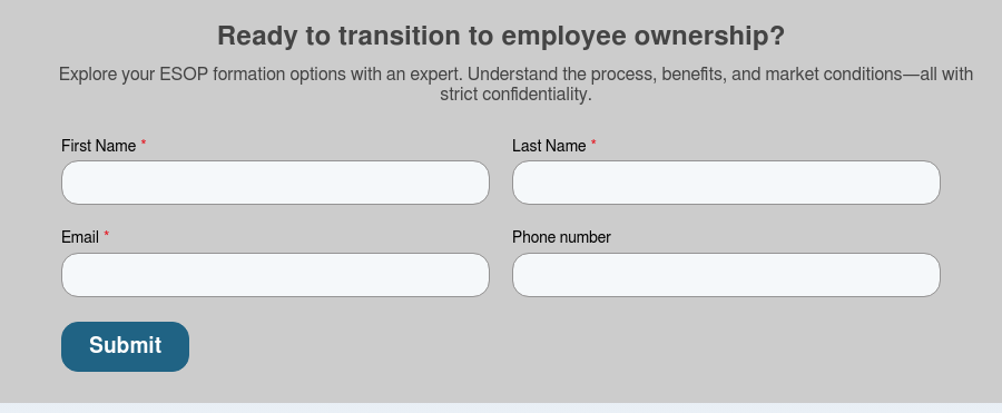 Ready to transition to employee ownership?
