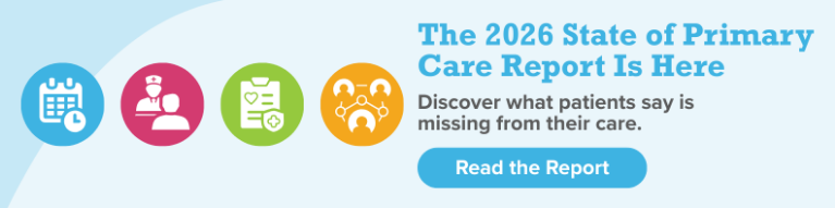 CTA banner to download the 2026 State of Primary Care Report