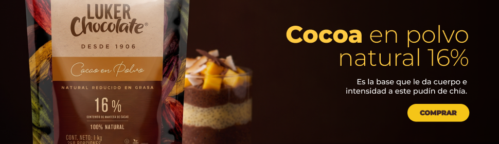 Cocoa en polvo natural 16%
