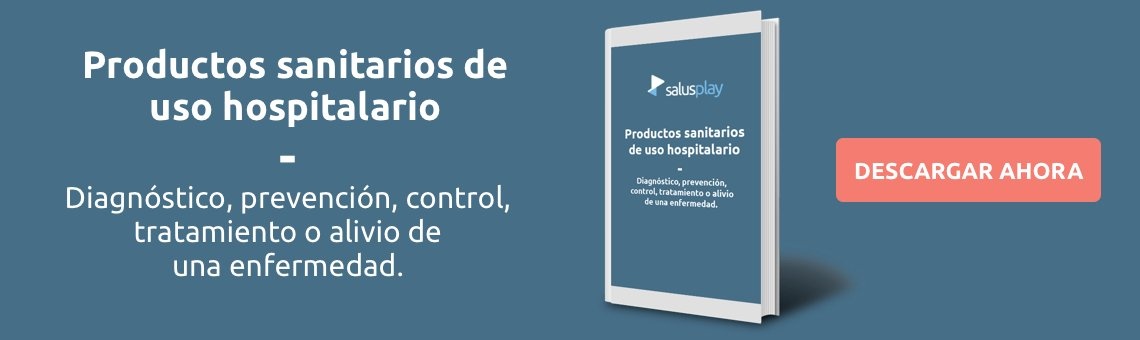 Productos sanitarios de uso hospitalario