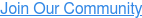 Join Our Community