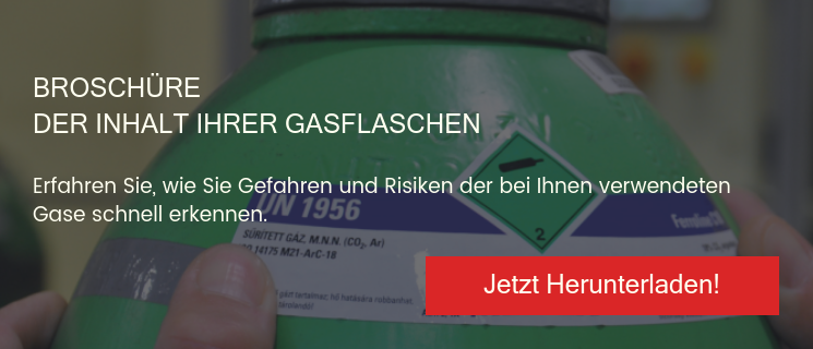Broschüre der Inhalt Ihrer Gasflaschen