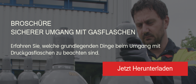 Broschüre Sicherer Umgang mit Gasflaschen