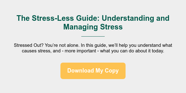 The Stress-Less Guide: Understanding and Managing Stress _________   Stressed Out? You’re not alone. In this guide, we’ll help you understand what causes stress, and - more important - what you can do about it today.
