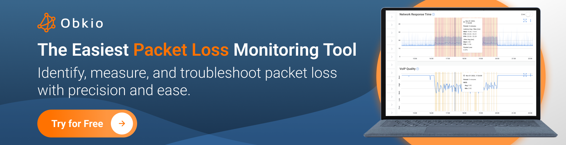 Banner -  Packet Loss Monitoring Tool