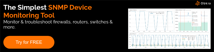 The Simplest SNMP Device Monitoring Tool Monitor & troubleshoot firewalls, routers, switches & more.