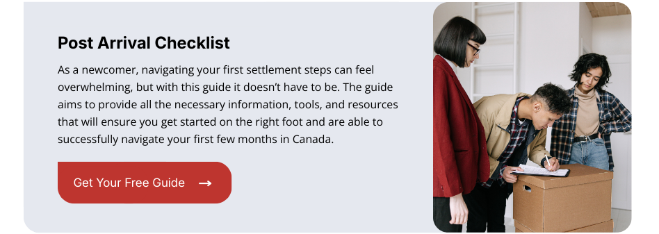 Post Arrival Checklist CTA-1