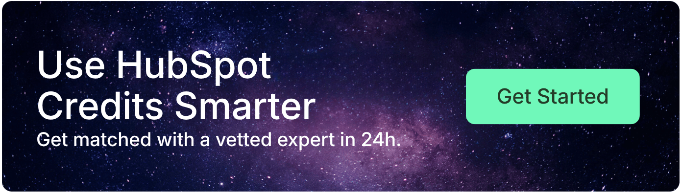 Use HubSpot Credits Smarter