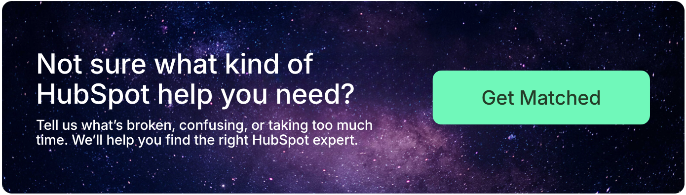 Not sure what kind of HubSpot help you need - CTA