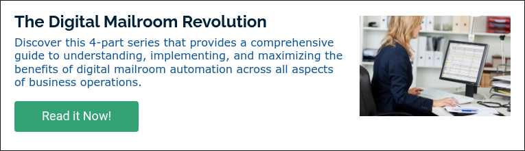 The Digital Mailroom Revolution Discover this 4-part series that provides a comprehensive guide to understanding, implementing, and maximizing the benefits of digital mailroom automation across all aspects of business operations.  