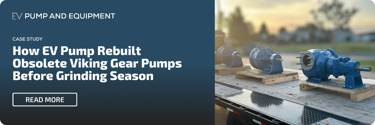 Case Study: How EV Pump Rebuilt Obsolete Viking Gear Pumps Before Grinding Season. Read More!