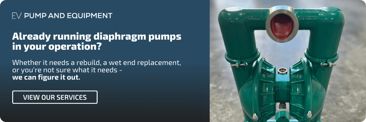 Already running diaphragm pumps in your operation? we can figure it out. View Our Services