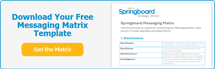 Download Your Free Messaging Matrix Template  