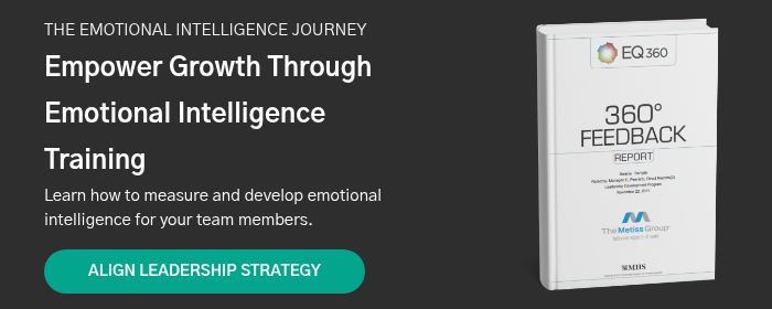THE EMOTIONAL INTELLIGENCE JOURNEY Empower Growth Through Emotional Intelligence Training Learn how to measure and develop emotional intelligence for your team members.