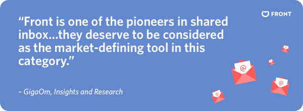 GigaOm review quote