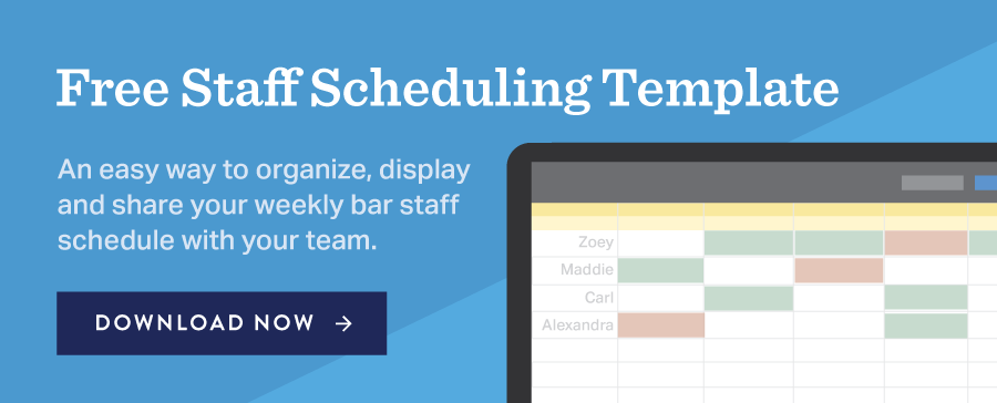Free Staff Scheduling Template