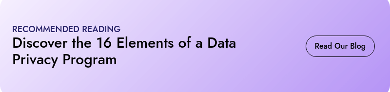 RECOMMENDED READING Discover the 16 Elements of a Data Privacy Program