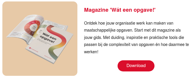 Blog – Magazine Wat een opgave