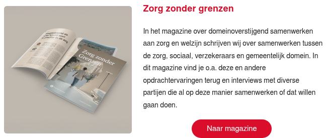 Magazine omeinoverstijgend samenwerken