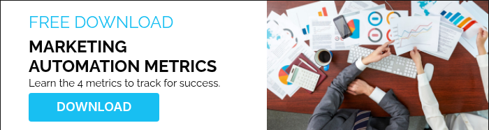 FREE DOWNLOAD MARKETING AUTOMATION METRICS Learn the 4 metrics to track for success.