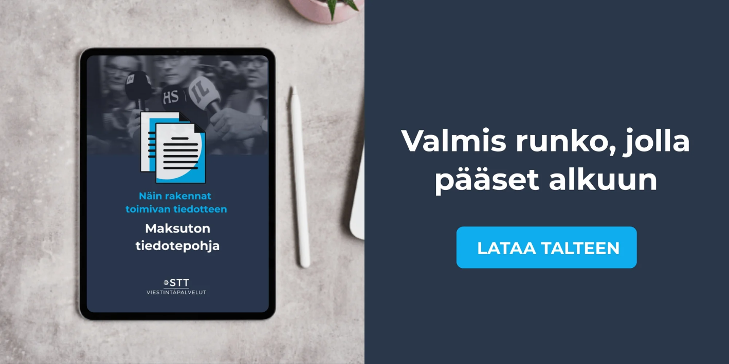 Lataa maksuton tiedotepohja