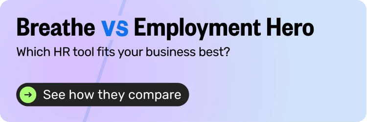 CTA - Breathe vs Employment Hero comparison