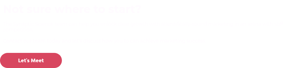Not sure where to start? 