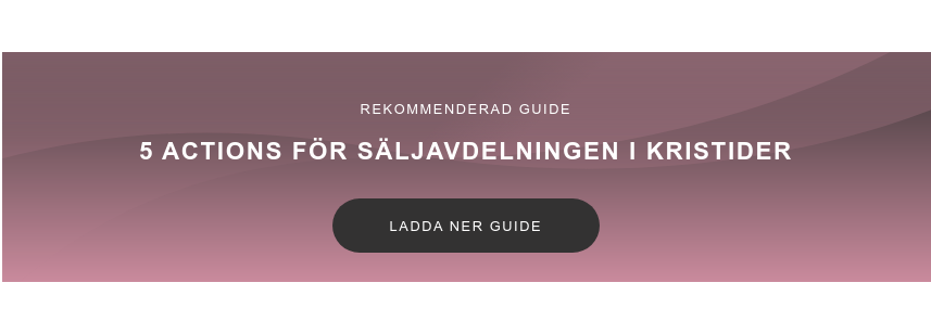 Rekommenderad guide 5 actions för säljavdelningen i kristider Ladda ner guide